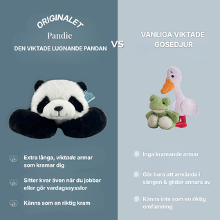 pandie - tyngddjur för lugn